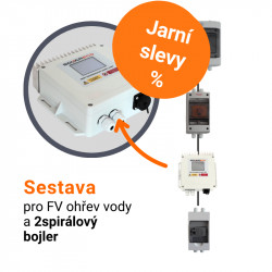 Set pre fotovoltaický ohrev vody s 8 panelmi Canadian Solar 370 - FVE 3 kWp