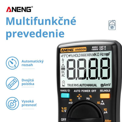 Multimeter - digitálny ANENG AN8008