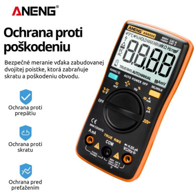 Multimeter - digitálny ANENG AN8008